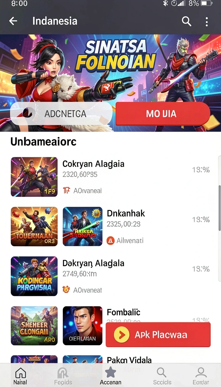 Beragam pilihan permainan menarik dalam aplikasi wintoto69 App APK Terbaru.